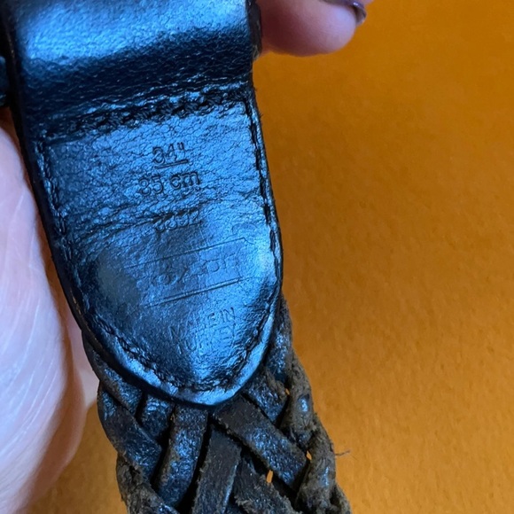VINTAGE Coach ⭐️ Braided Leather Belt - 34” - Picture 3 of 4